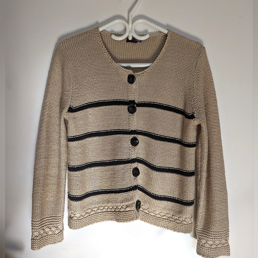 Knitted Beige Cardigan